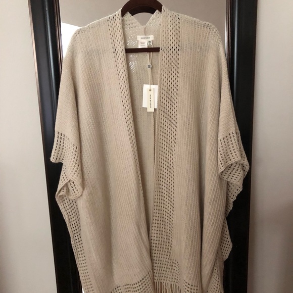 NWT Max Studio one size fits all knit cardigan tan - Picture 8 of 8